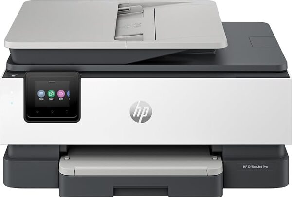 HP OfficeJet Pro 8135e Wireless All-in-One Color Inkjet Printer, Print, scan, Copy, fax, ADF, Duplex Printing Best for Home Office, 3 Months of Ink Included (40Q35A)